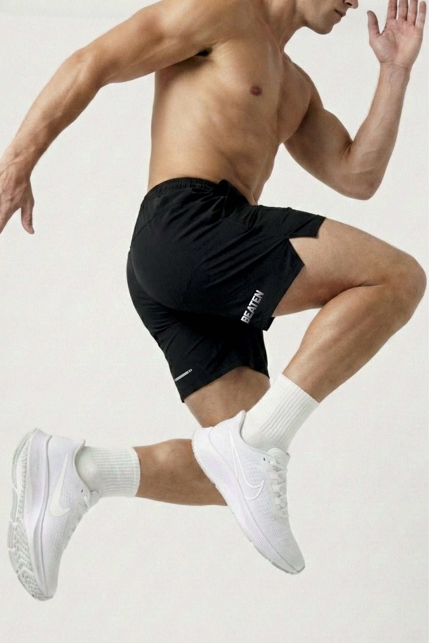 velocity 5" black shorts