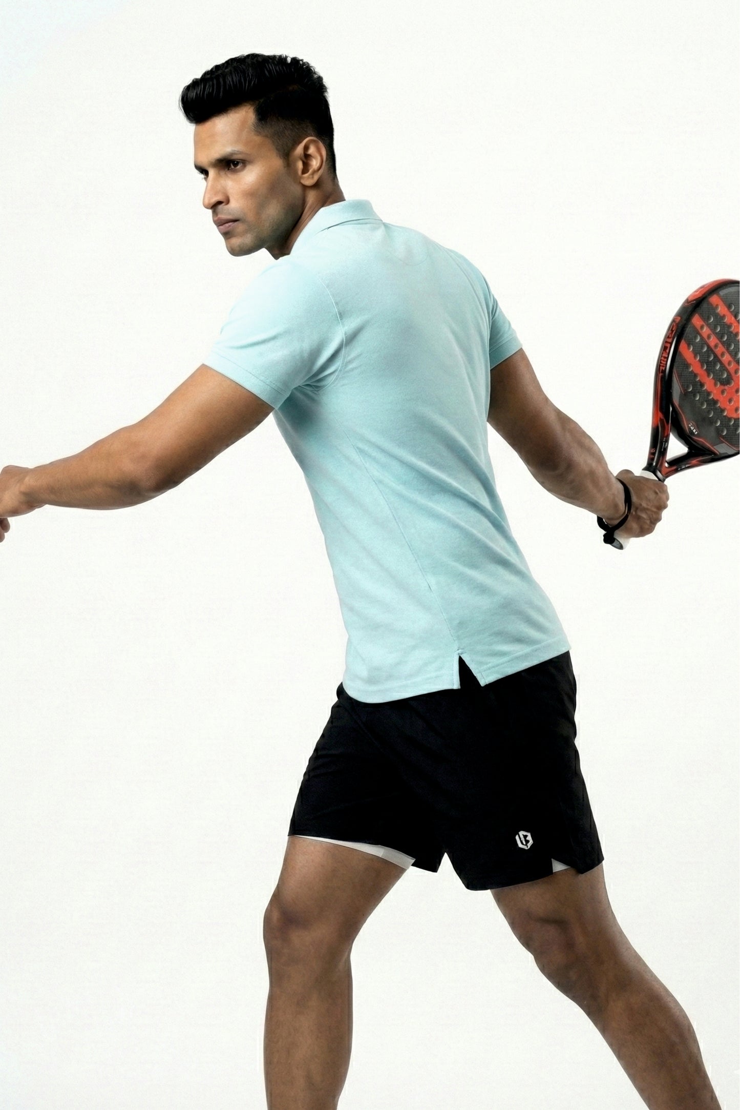 polo tshirt cyan