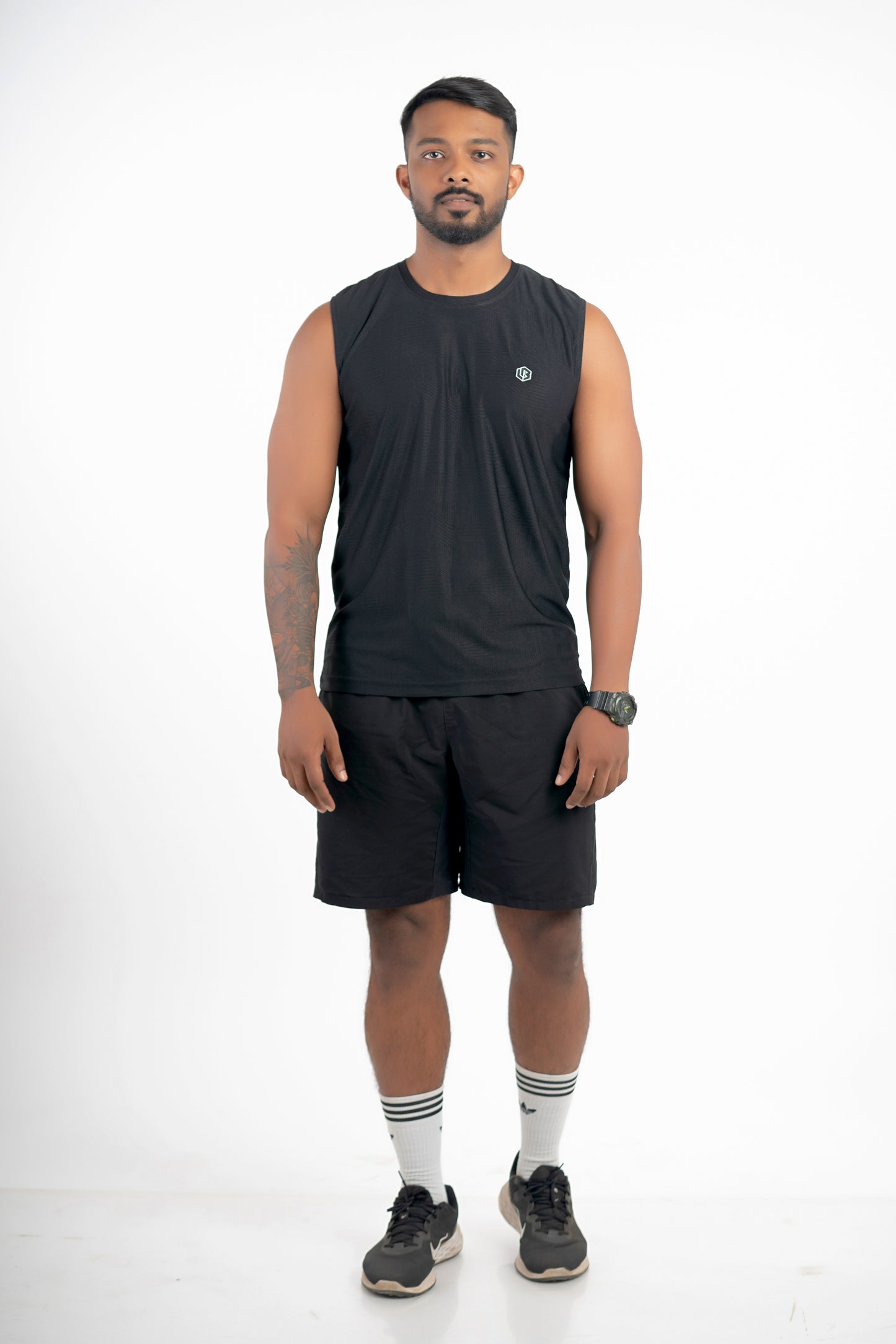 airlite black singlet