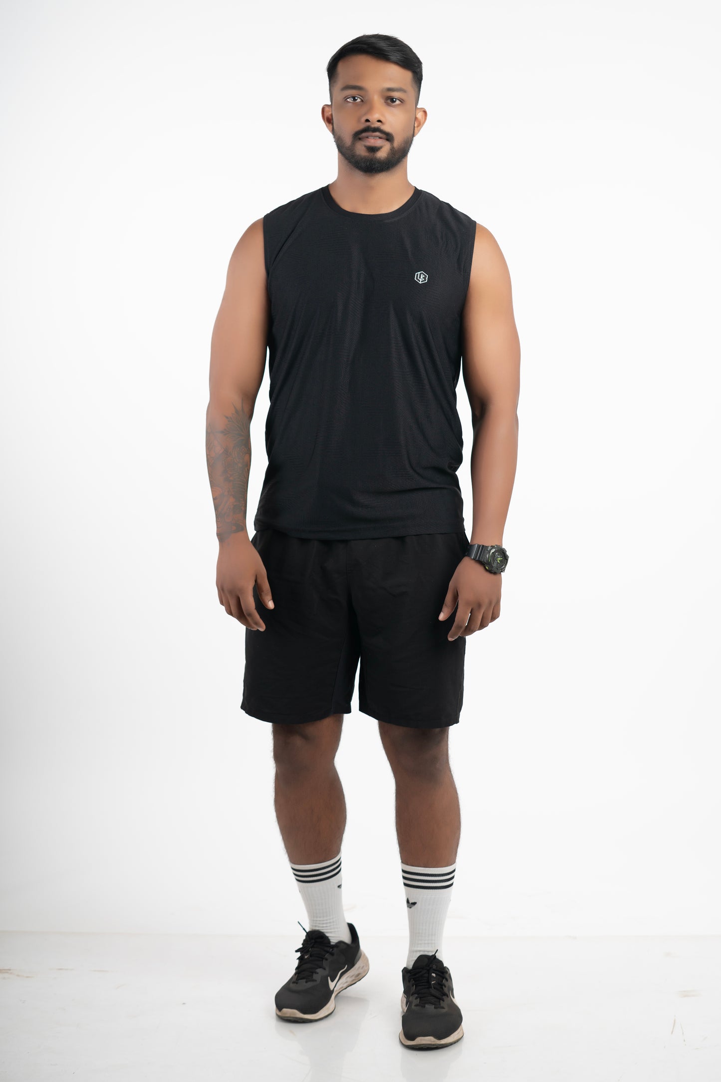 airlite black singlet