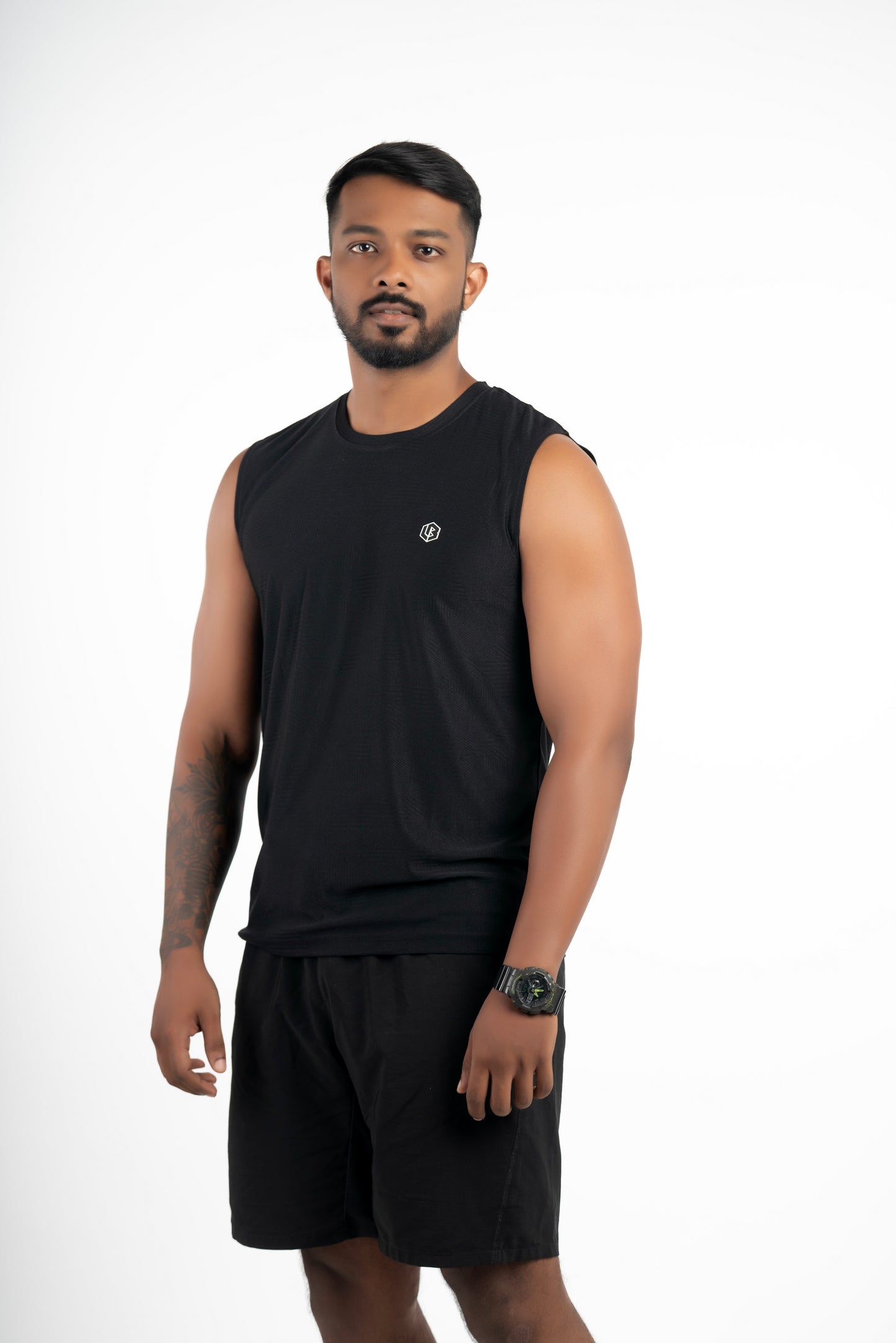 airlite black singlet