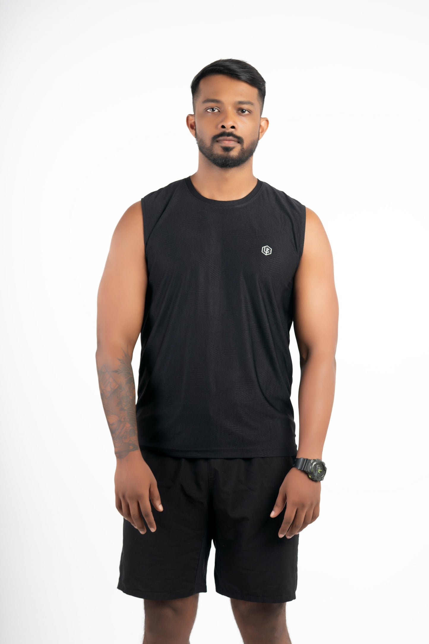 airlite black singlet
