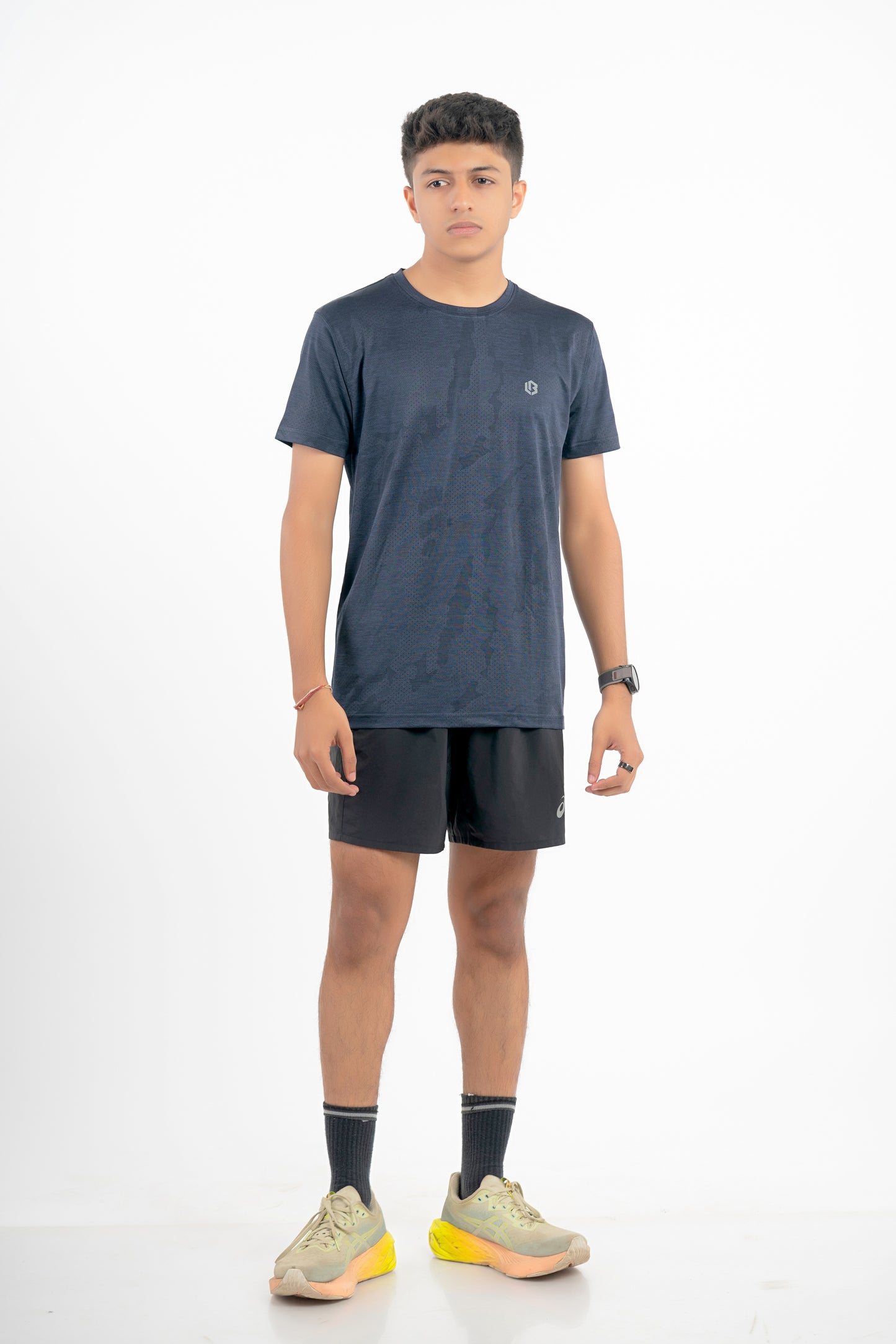 power tshirt - navy