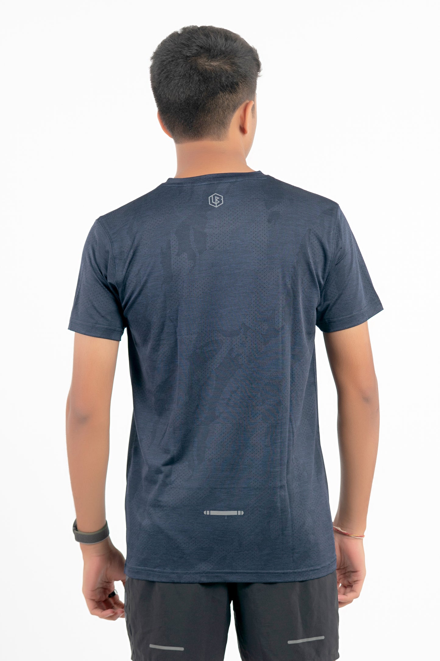 power tshirt - navy