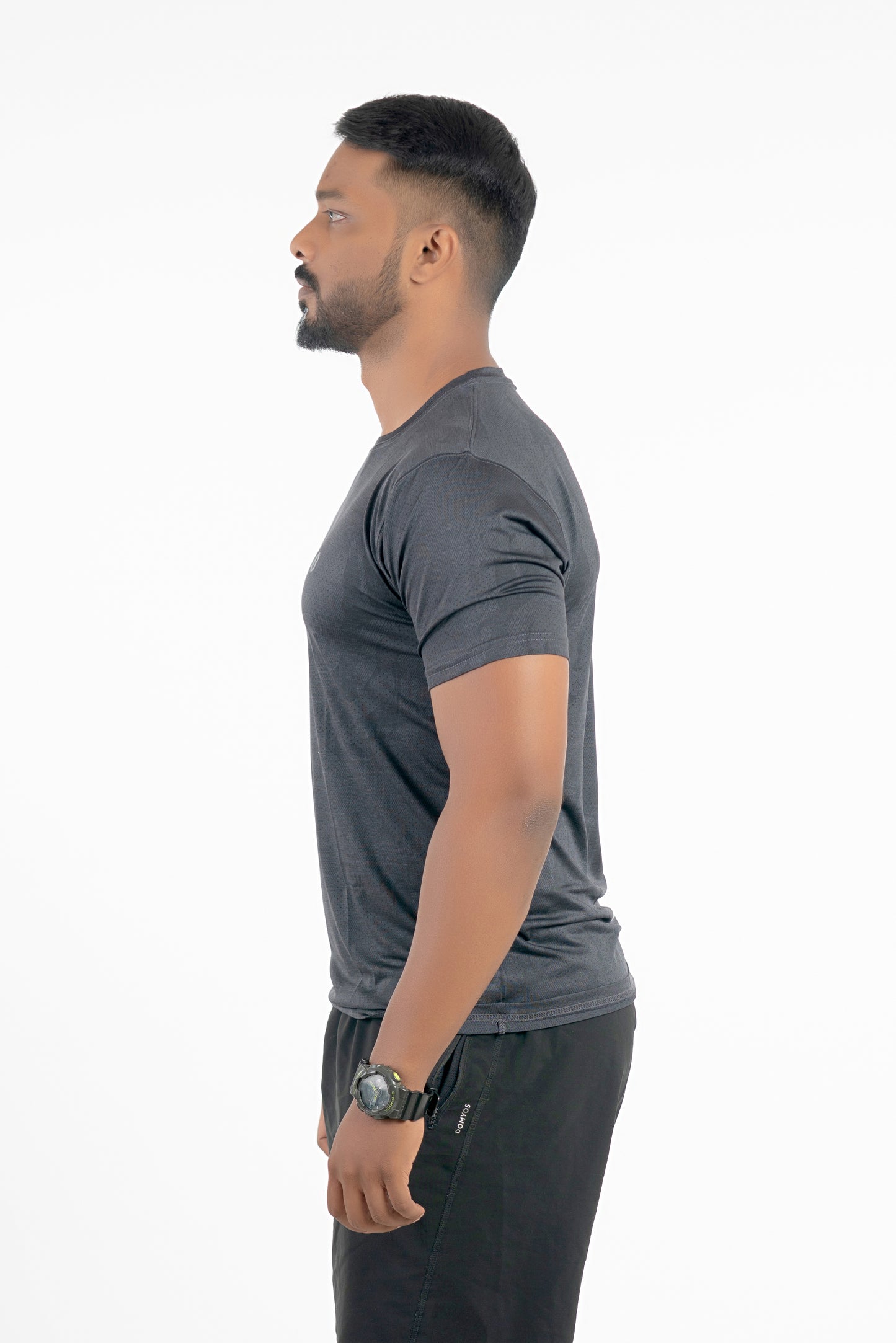 power tshirt - dark grey