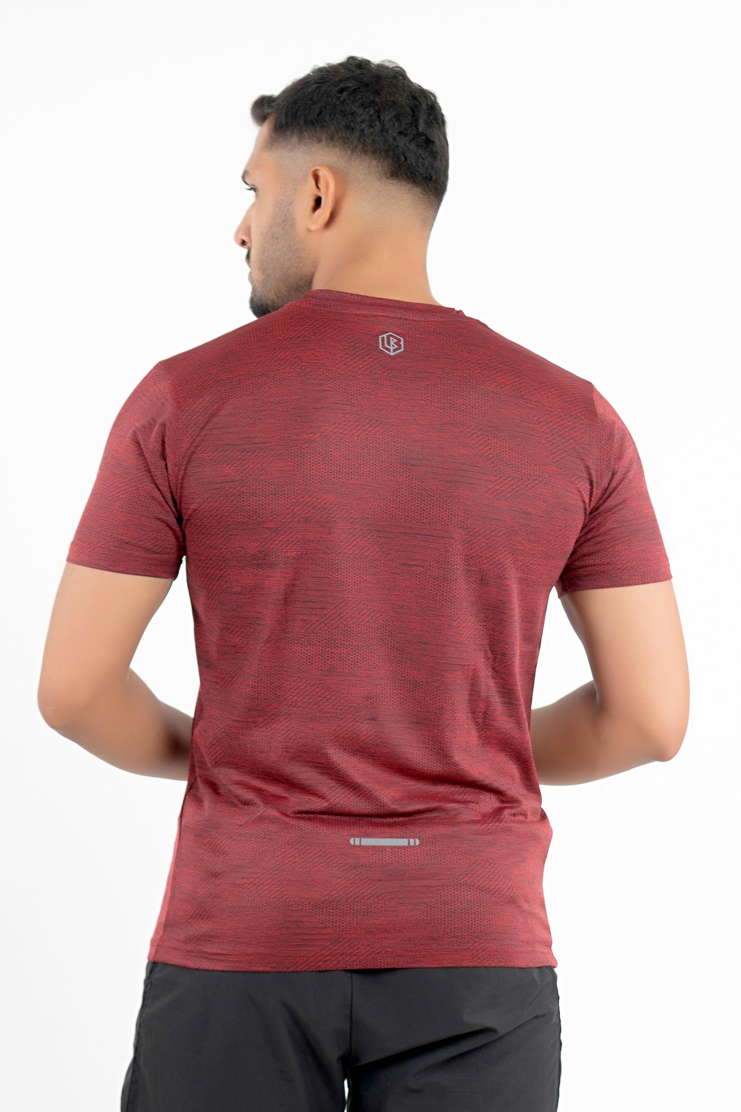 power tshirt - maroon