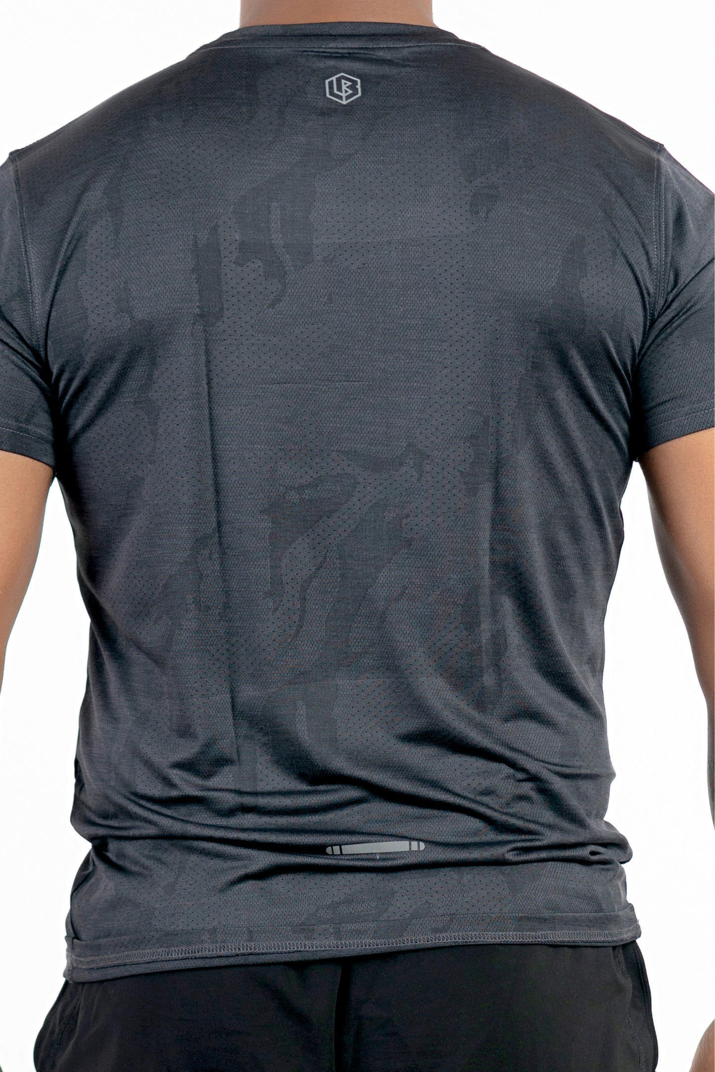 power tshirt - dark grey