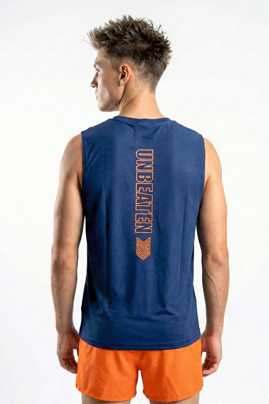 Airlite Navy unBEATen Singlet