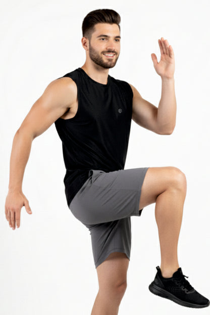 Airlite Black Singlet