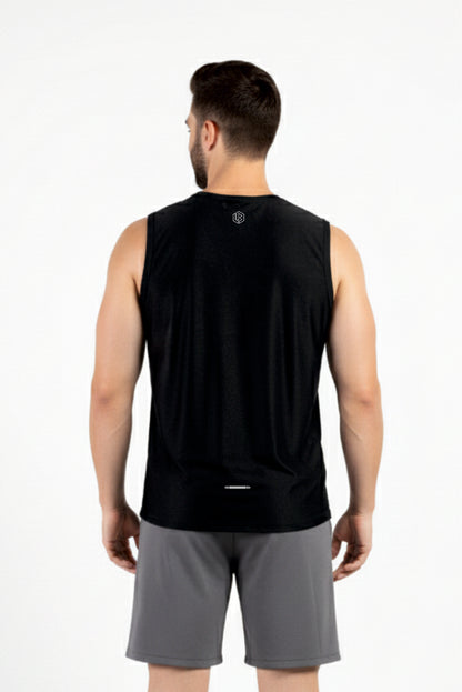Airlite Black Singlet