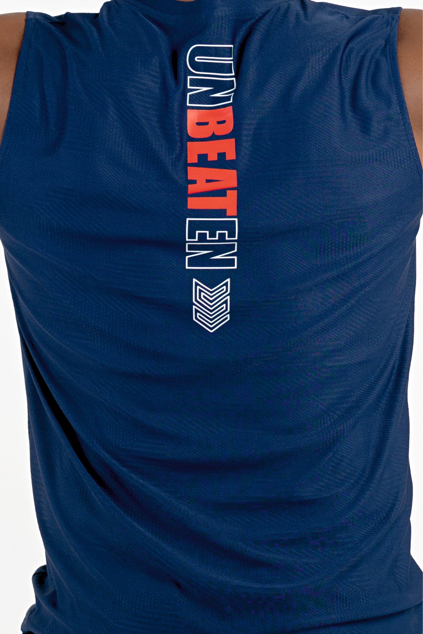 airlite navy unbeaten singlet