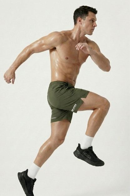 Velocity 5" Army Green Shorts