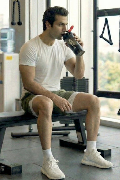 Velocity 7" Army Green Shorts (With Compression)