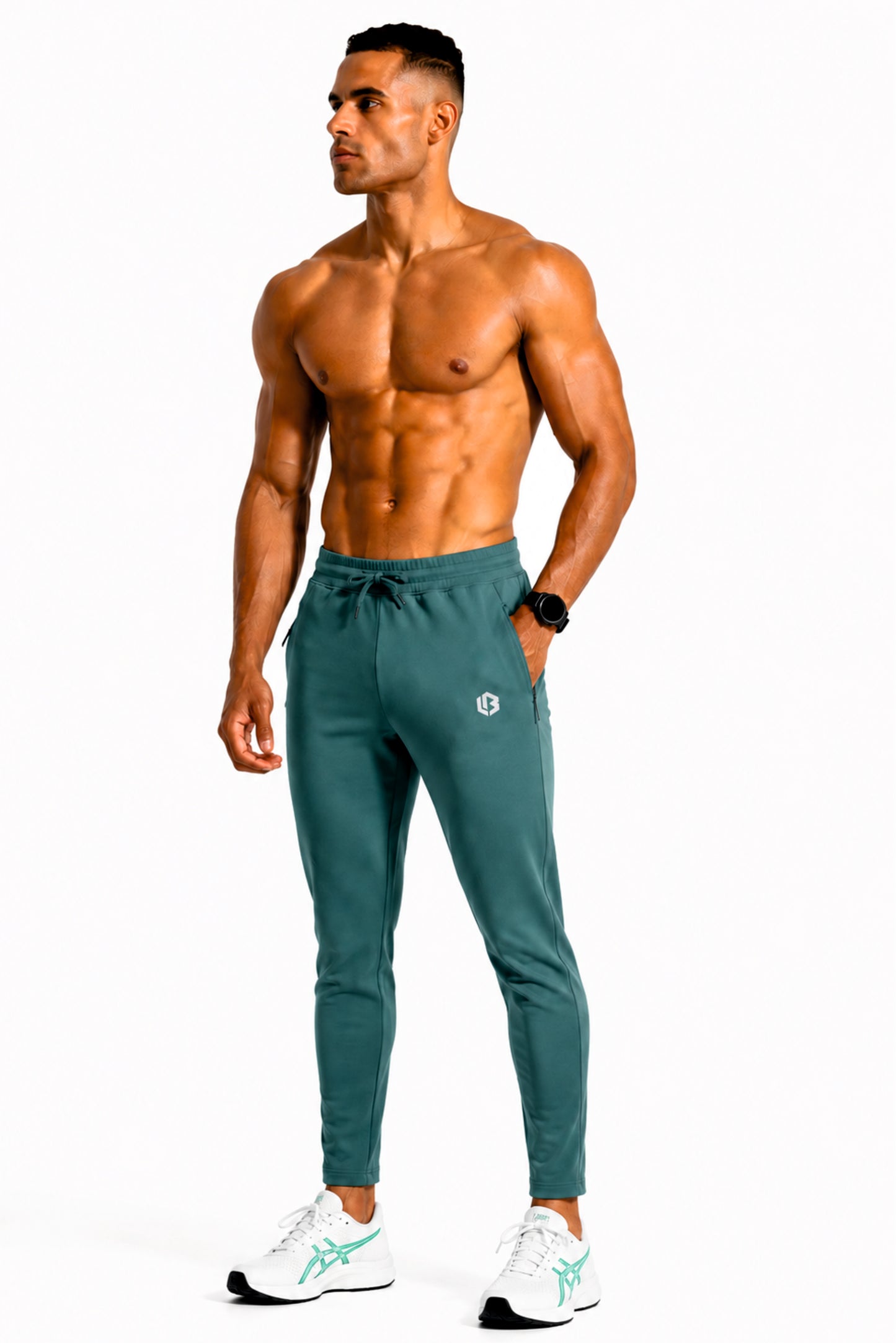 performance track pants seagreen