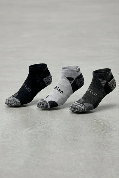 Ankle Length Socks - 3 Pack - Dark Mix