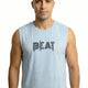 unBEATen Cloud Blue Cotton Singlet