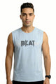 unBEATen Cloud Blue Cotton Singlet