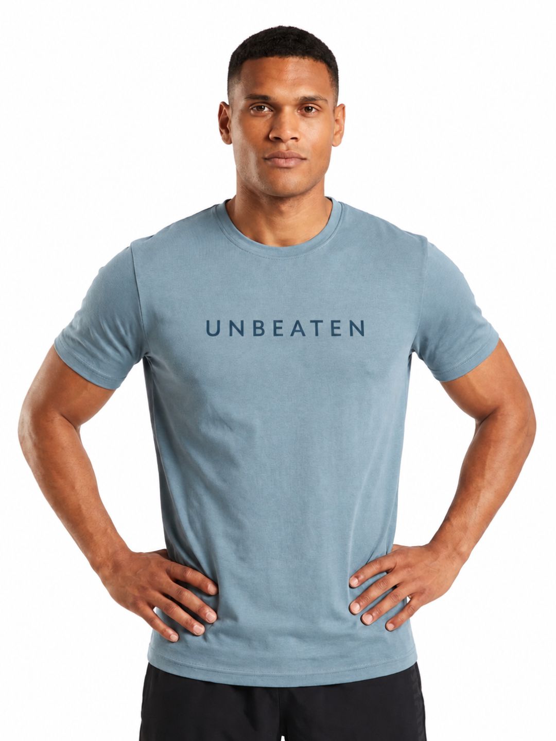cotton liva tshirt - stoneblue