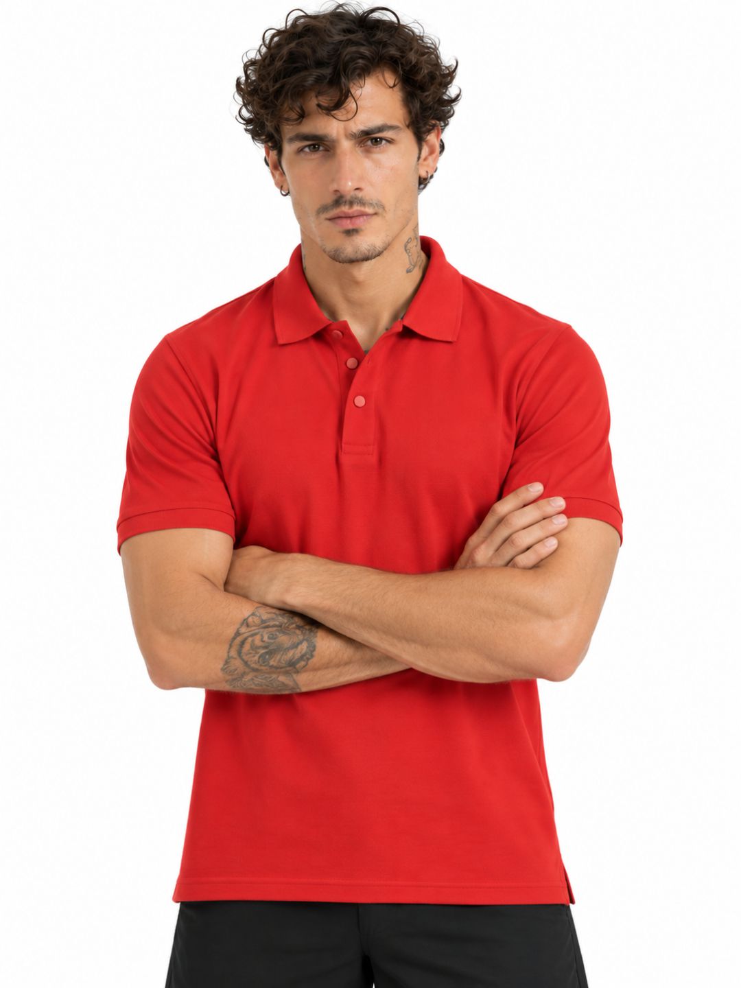 polo tshirt candy red