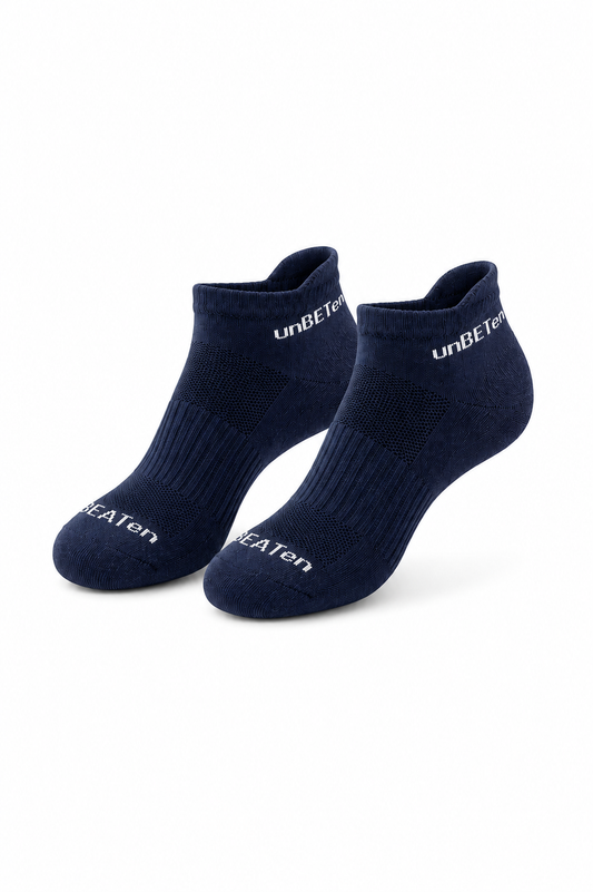 Bamboo Ankle Socks - Navy - 3 pack