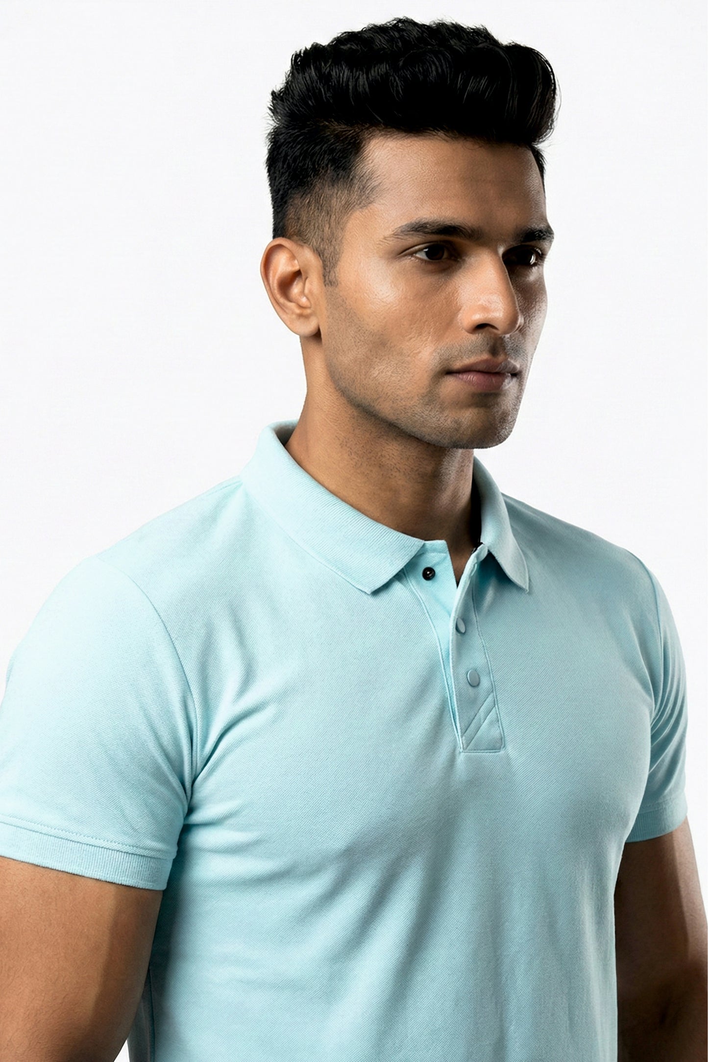 polo tshirt cyan