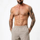 Velocity 7" Beige Shorts (With Compression)