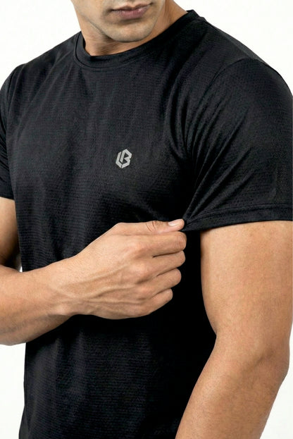 Ultrasoft NovaDot Black Tshirt