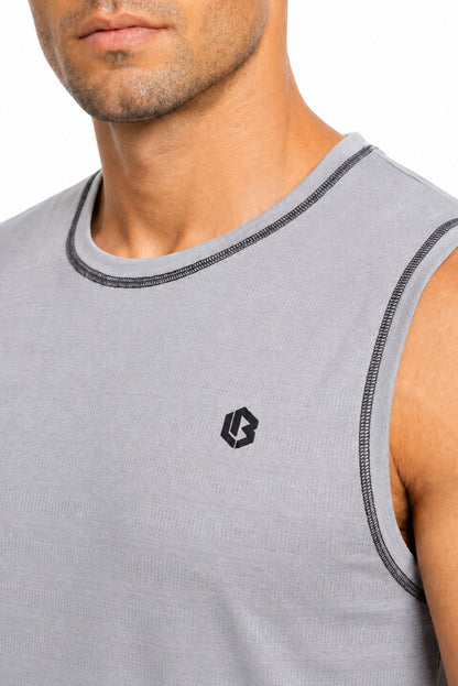 Airlite Grey Singlet with unBEATen back