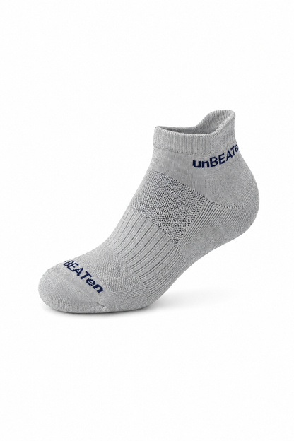 Bamboo Ankle Socks - Light Grey - 3 pack