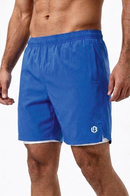 Velocity 7" Cobalt Blue Shorts (With Compression)