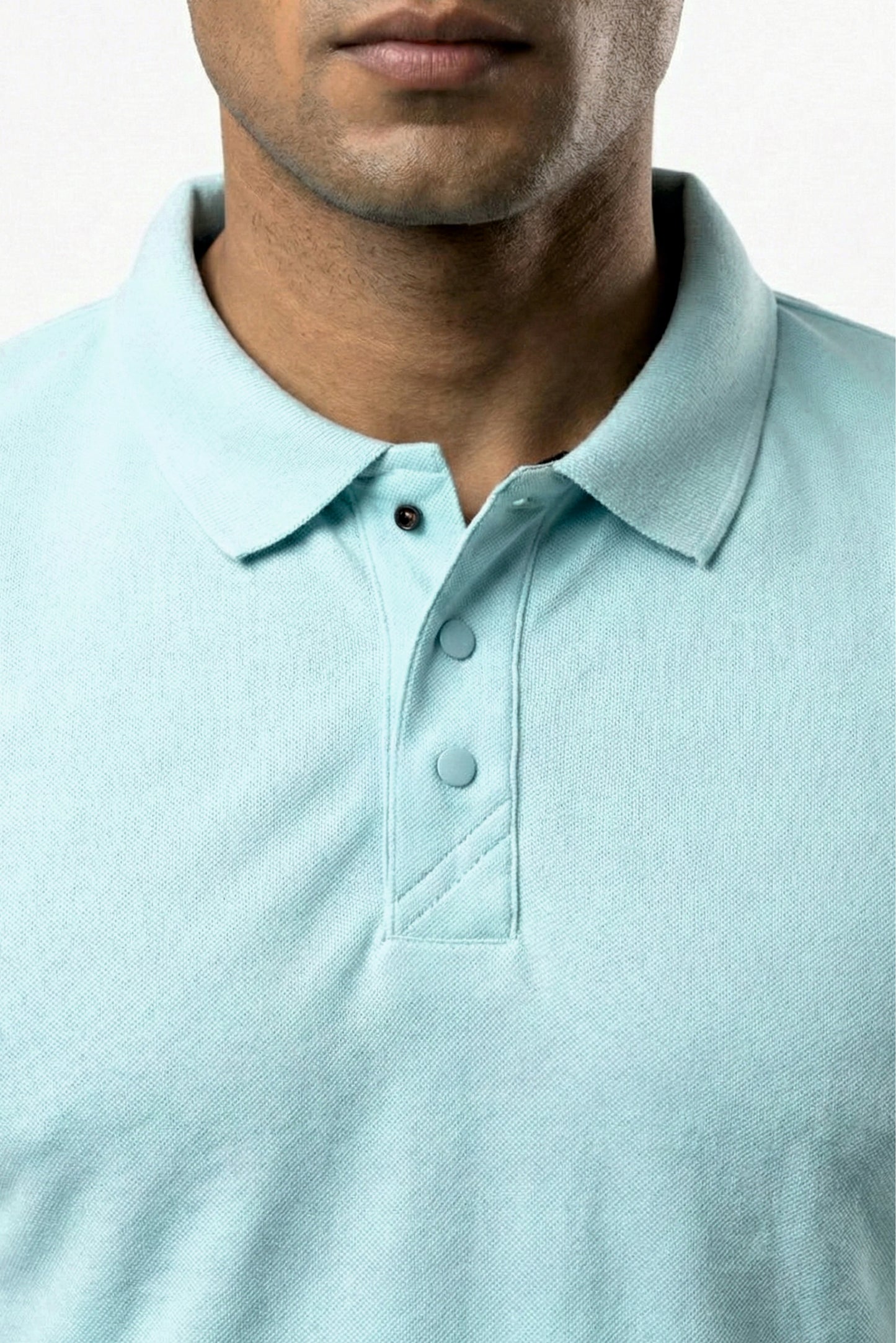 polo tshirt cyan