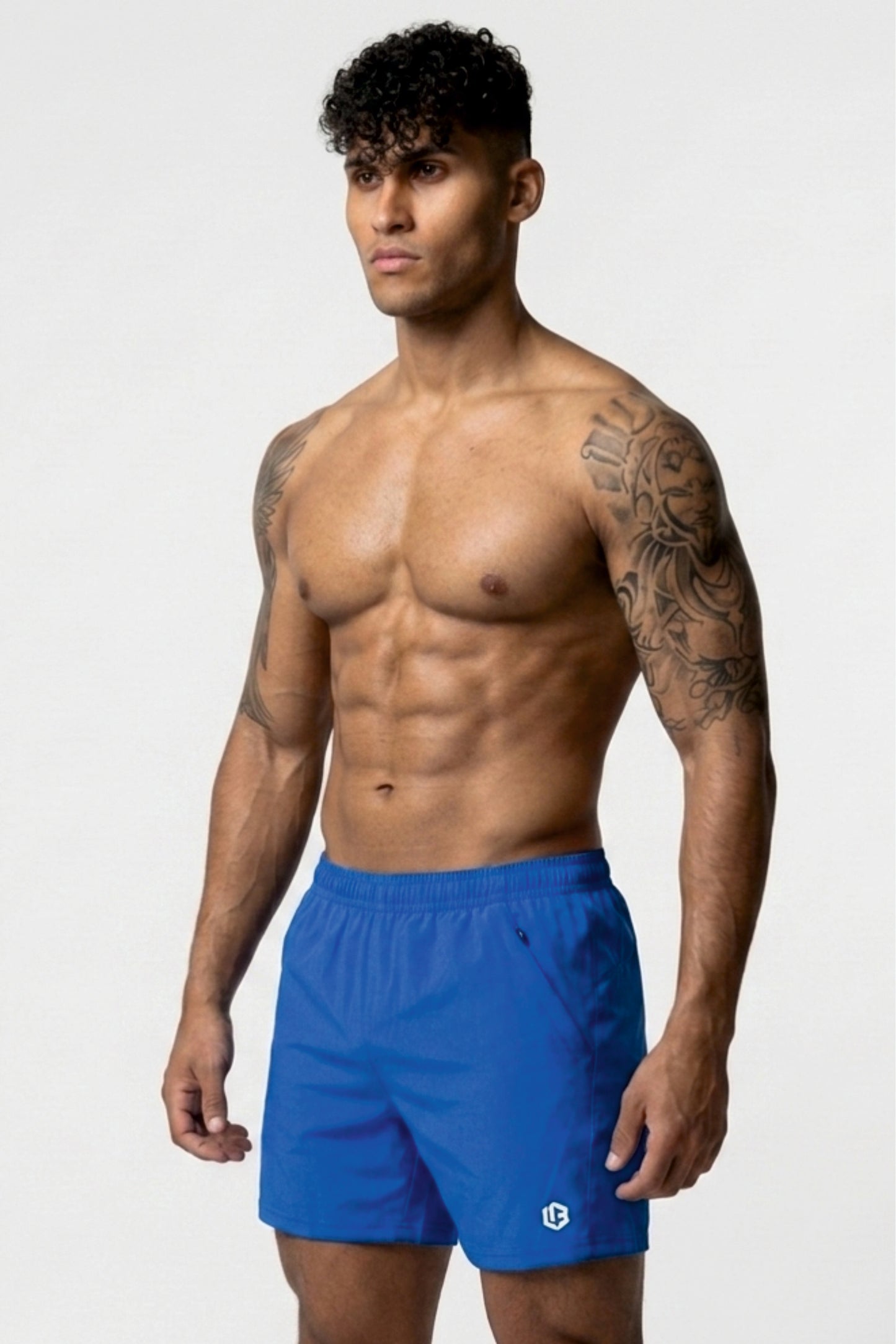 velocity 5" cobalt blue shorts