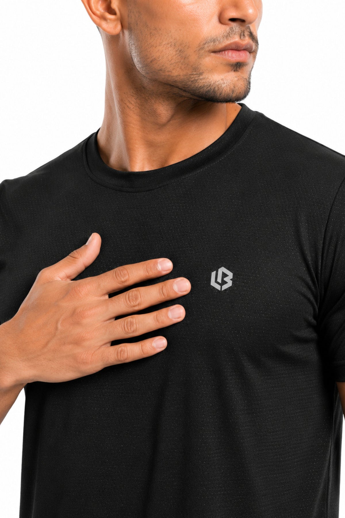 ultrasoft novadot black tshirt