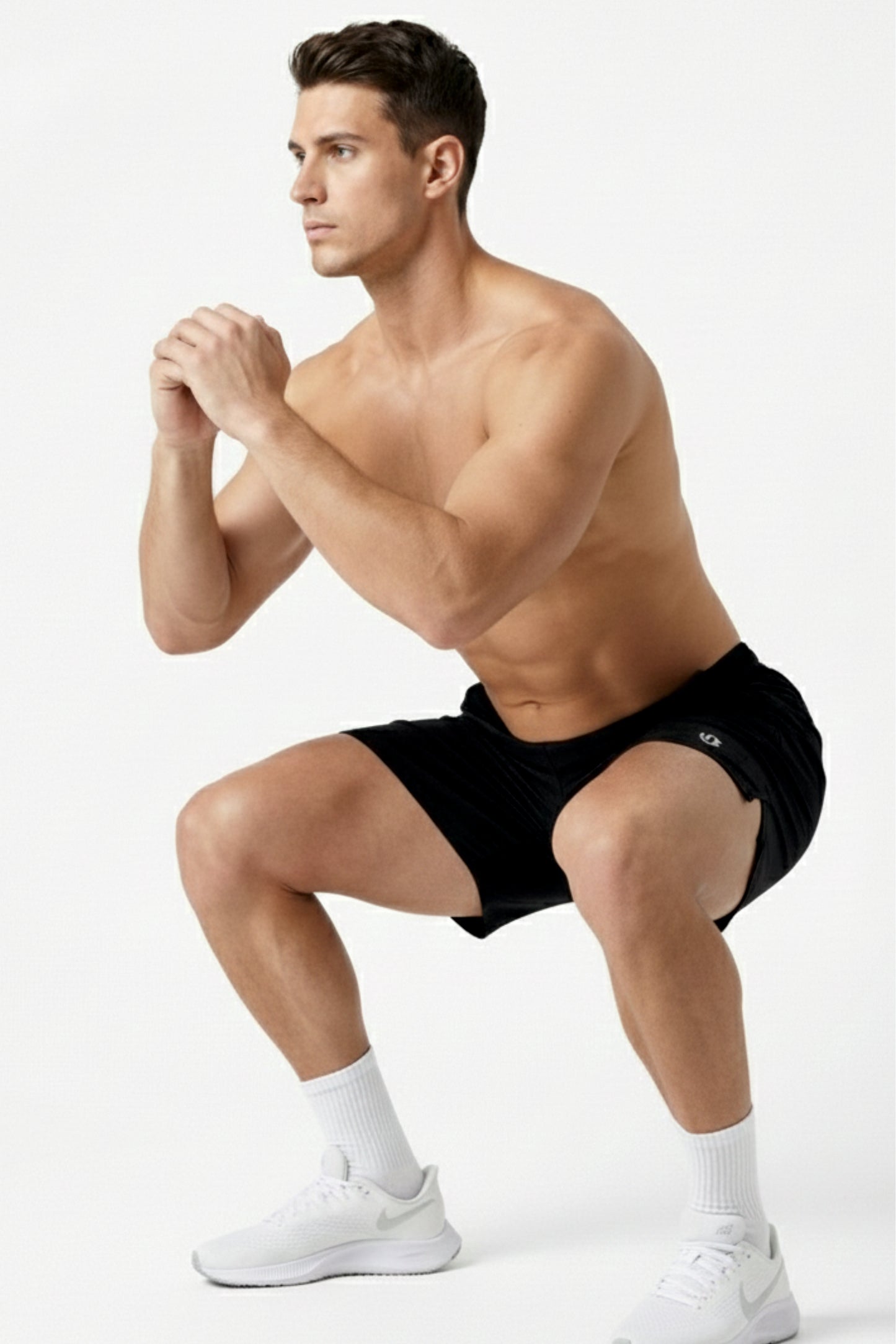 velocity 5" black shorts