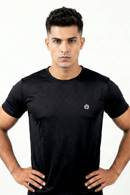 Ultrasoft NovaDot Black Tshirt