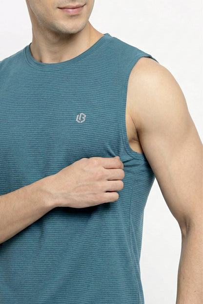 Ultrasoft Novaline Peacock Blue Singlet