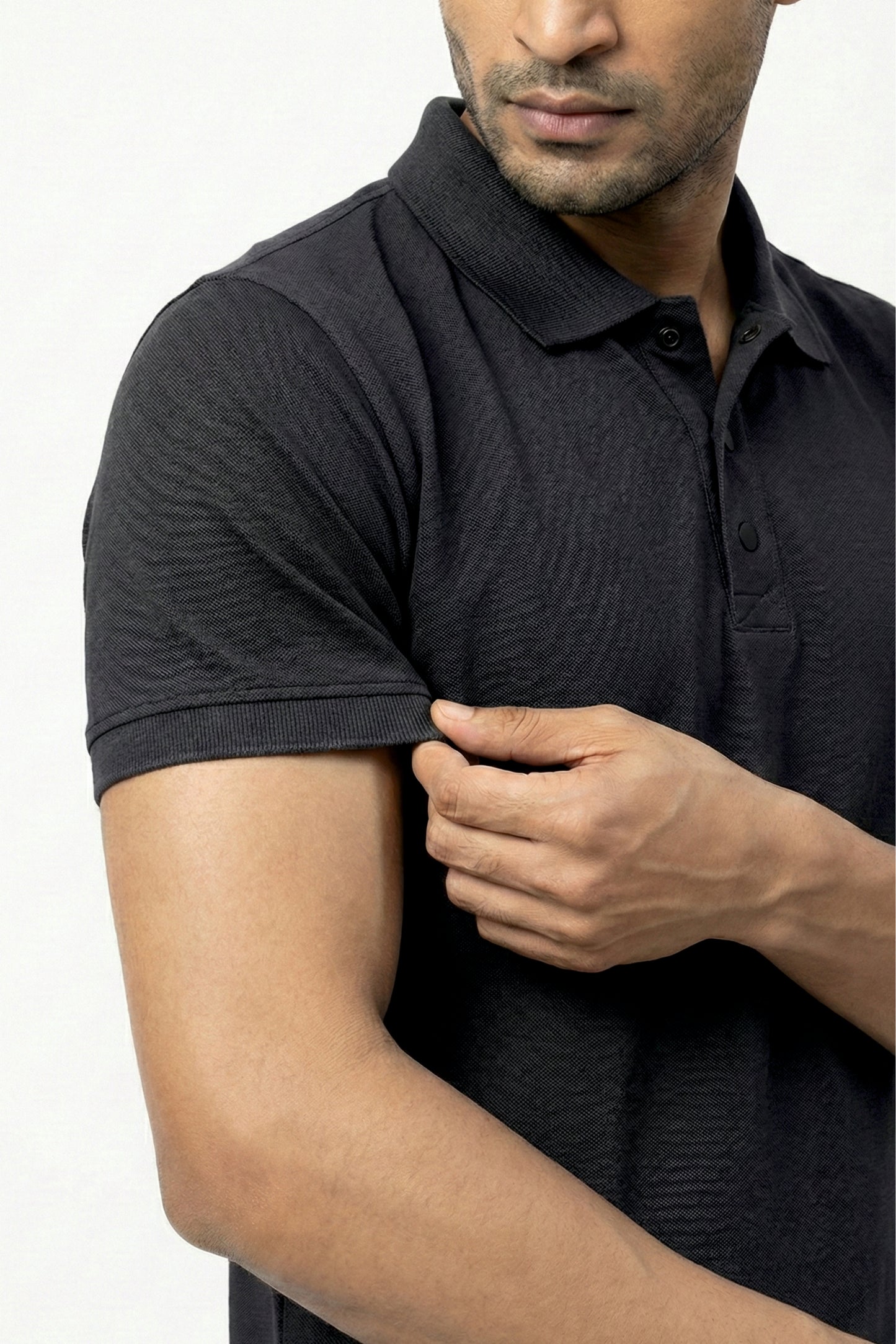polo tshirt midnight black