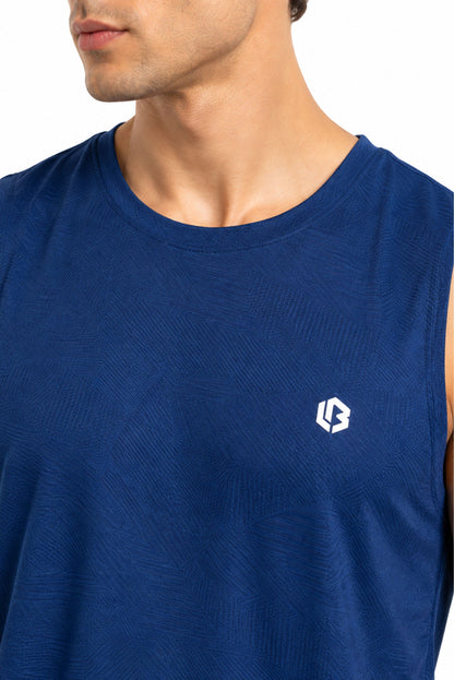 Airlite Navy unBEATen Singlet