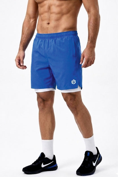 Velocity 7" Cobalt Blue Shorts (With Compression)