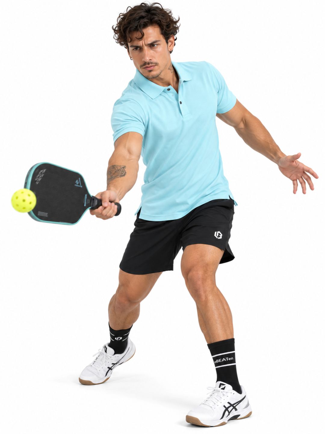 polo tshirt cyan