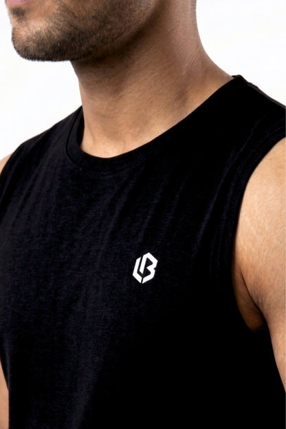Cotton Sleeveless Liva - Black
