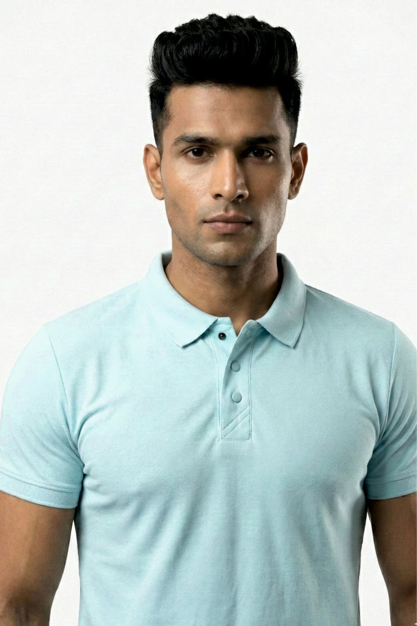 polo tshirt cyan
