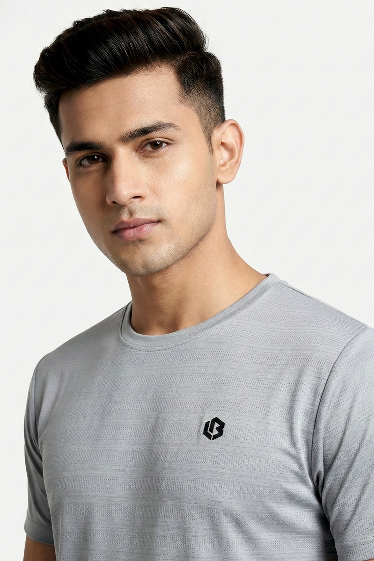 grey tshirt with unbeaten back