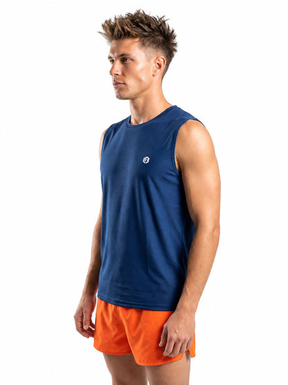 Airlite Navy unBEATen Singlet