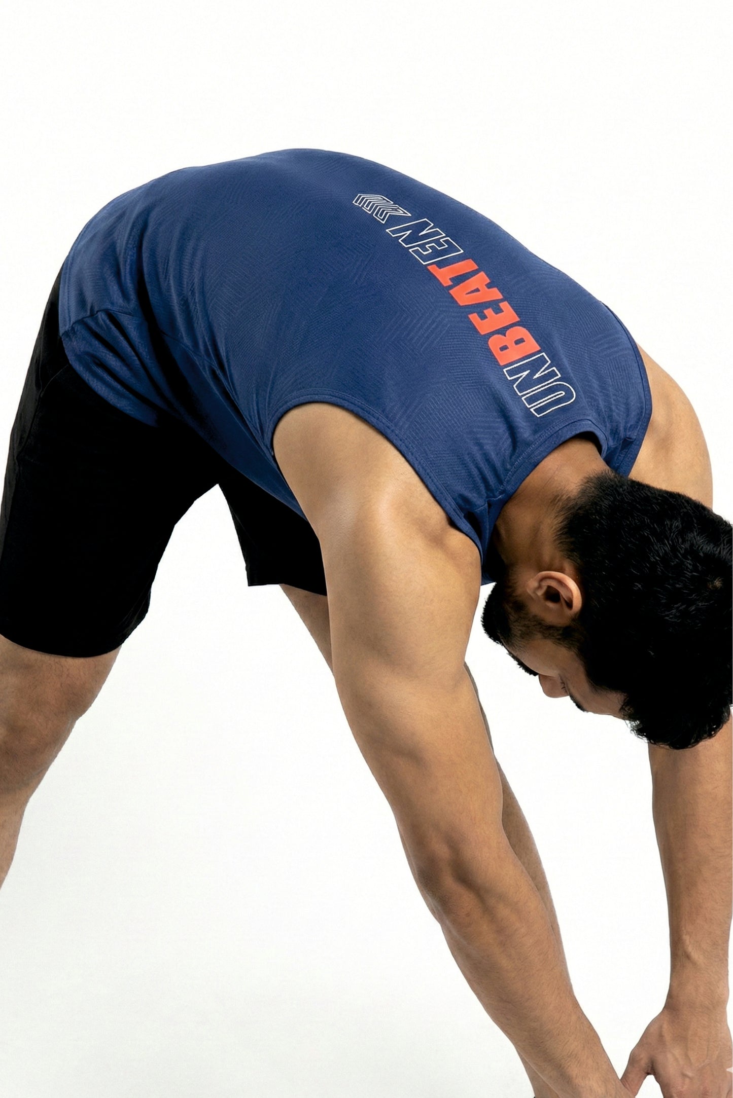 airlite navy unbeaten singlet