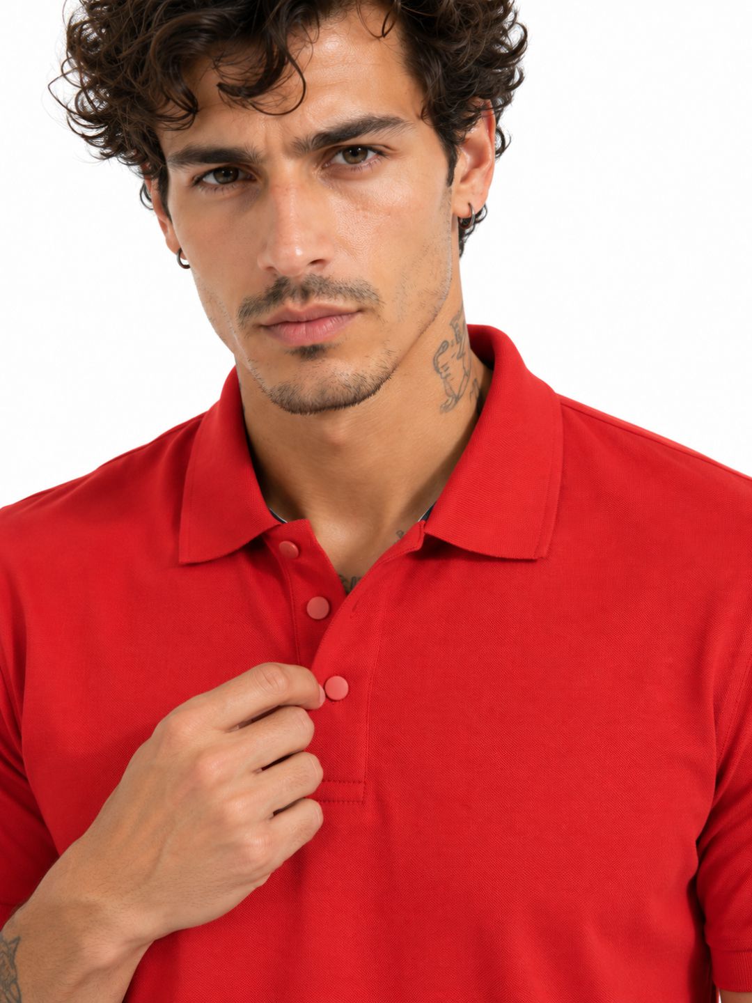 polo tshirt candy red
