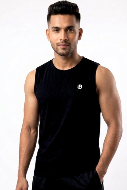 Cotton Sleeveless Liva - Black