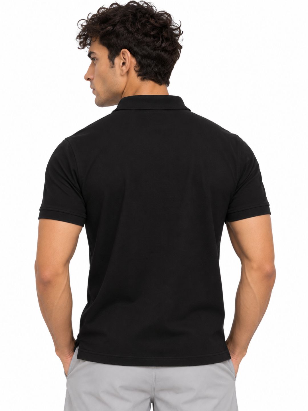 polo tshirt midnight black