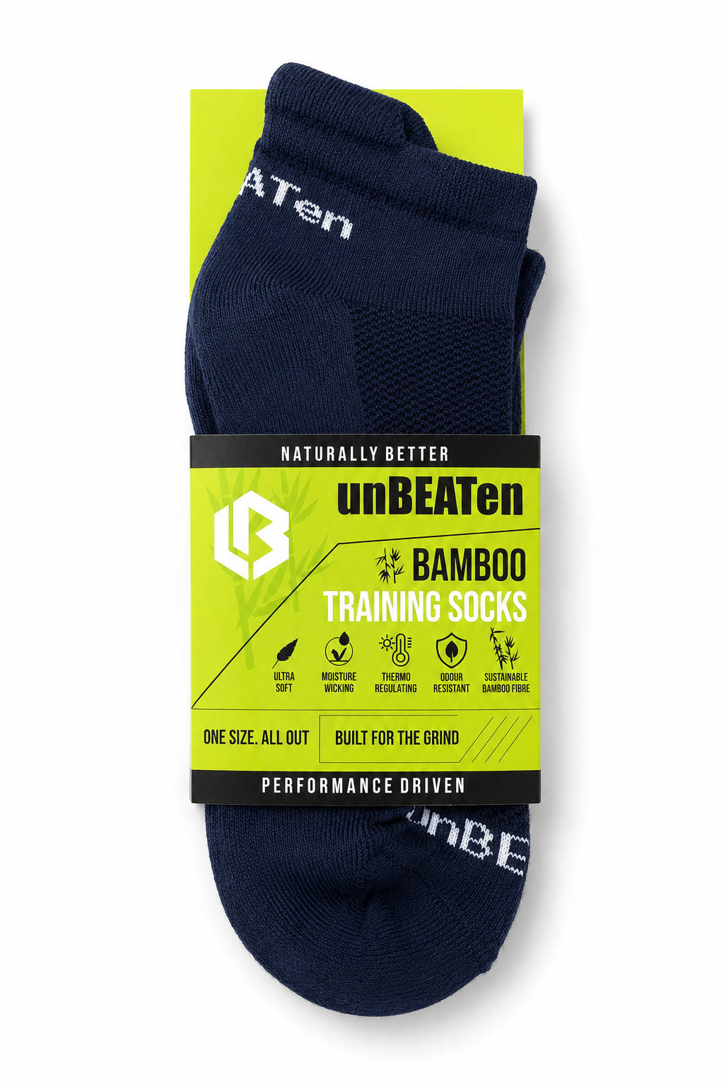 bamboo ankle socks - navy - 3 pack