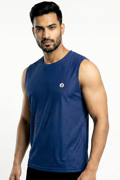 Airlite Navy unBEATen Singlet